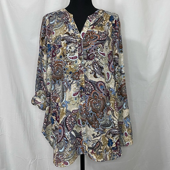 Bundle of 5 Women's Casual/Business Casual Tops | Size 2X - Picture 6 of 7